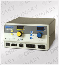 Descarca oferta de prezentare a Generatorului electrocauter DRE VETERINARY DRE ASG-120 in format pdf  • 120 watts maximum power output • Monopolar and bipolar capable • Coagulation and fulguration modes • Pinpoint and spray coagulation • Split or solid re